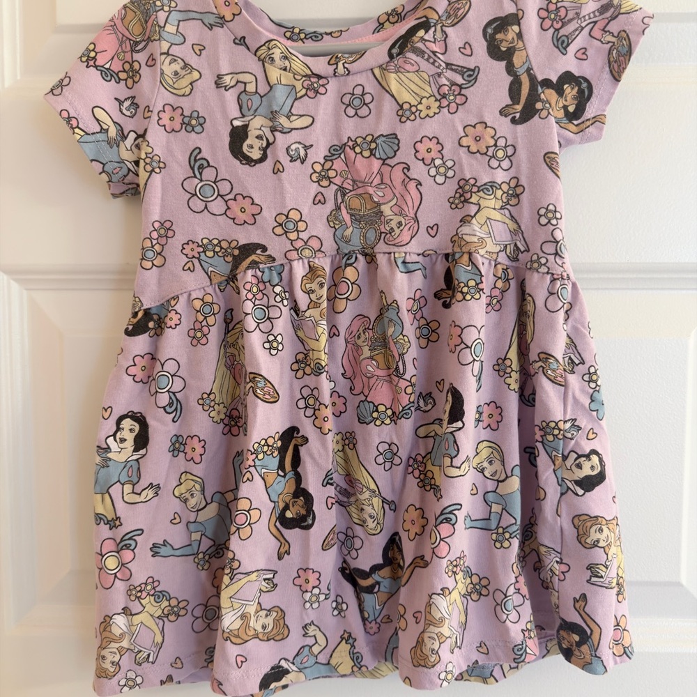 Disney Princess Purple T-Shirt Dress